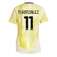 Juventus Nicolas Gonzalez #11 Vieraspaita Naiset 2024-25 Lyhythihainen